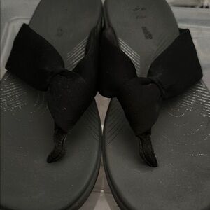 Cloudsteppers by Clarks Black Sandals Comfortable Design